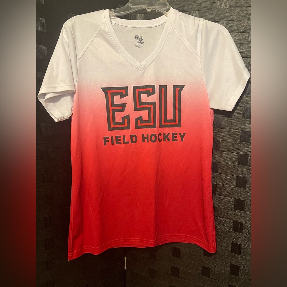 Badger Sports Med Ladies'  ESU V-Neck T-shirt silky